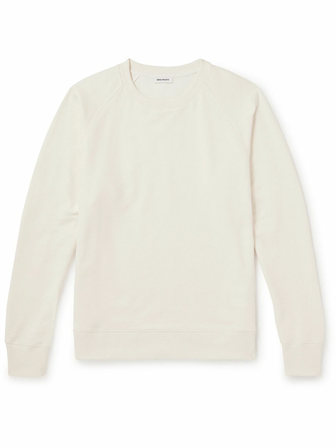 Norse Projects Ivan Relaxed Cotton Linen Short Sleeve Shirt in Ecru