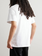 DIME - Printed Cotton-Jersey T-Shirt - White