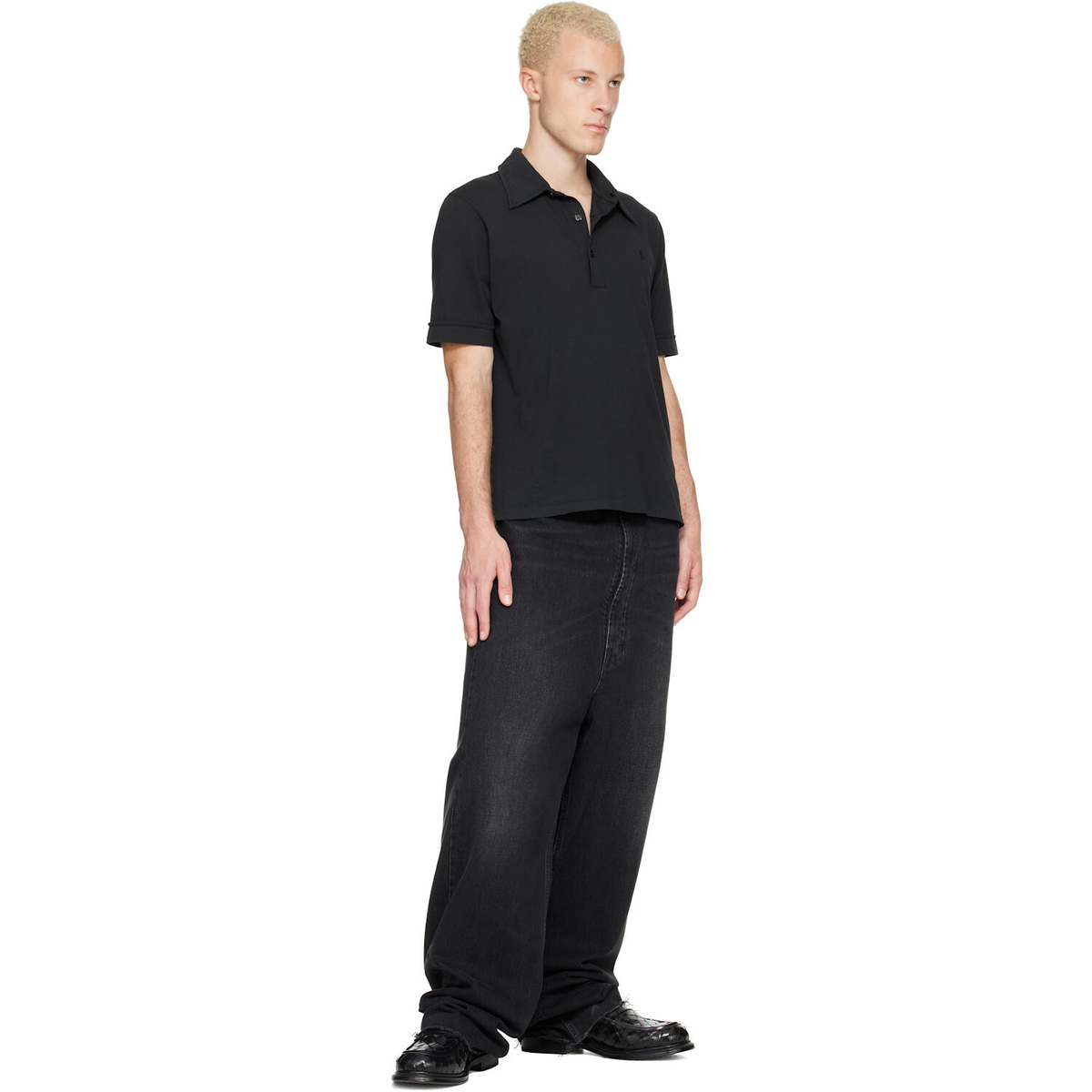 Bottega Veneta Black James Loafers