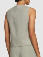 THE FRANKIE SHOP Chelsea Viscose & Linen Vest