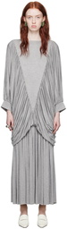 Nicklas Skovgaard Gray Dress#67 Maxi Dress