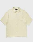 Daily Paper Enzi Seersucker Ss Shirt Yellow - Mens - Shortsleeves