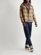 Nudie Jeans - Sten Checked Wool-Blend Flannel Shirt - Green