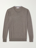 Brunello Cucinelli - Slim-Fit Cashmere Sweater - Brown