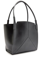 Victoria Beckham Victoria Small Panelled Leather Tote - Black - One Size