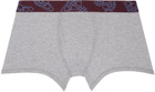Vivienne Westwood Two-Pack Gray Logo Boxers