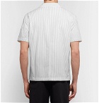 SIMON MILLER - Camp-Collar Striped Cotton Shirt - Men - White