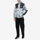 The North Face Men's Seasonal Mountain Jacket in Goblin Blue Woodblock