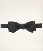 Brooks Brothers Men's Satin Square End Bow Tie | Black