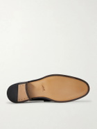 Mr P. - Split-Toe Leather Penny Loafers - Black