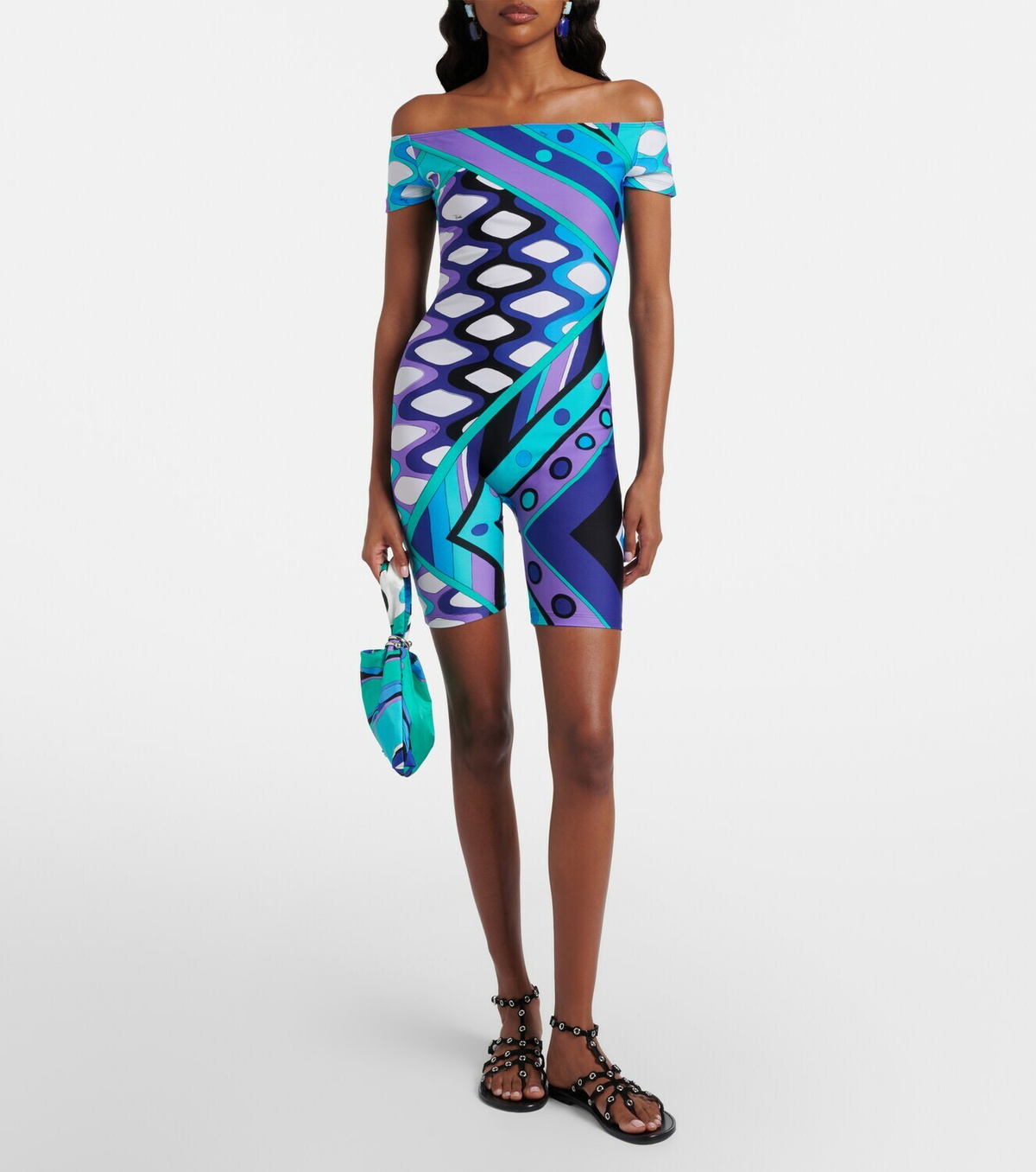 Pucci Vivara off-shoulder jumpsuit