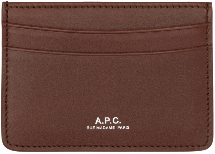 Photo: A.P.C. Brown André Card Holder