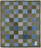 Greg Lauren Green Scrapwork Throw