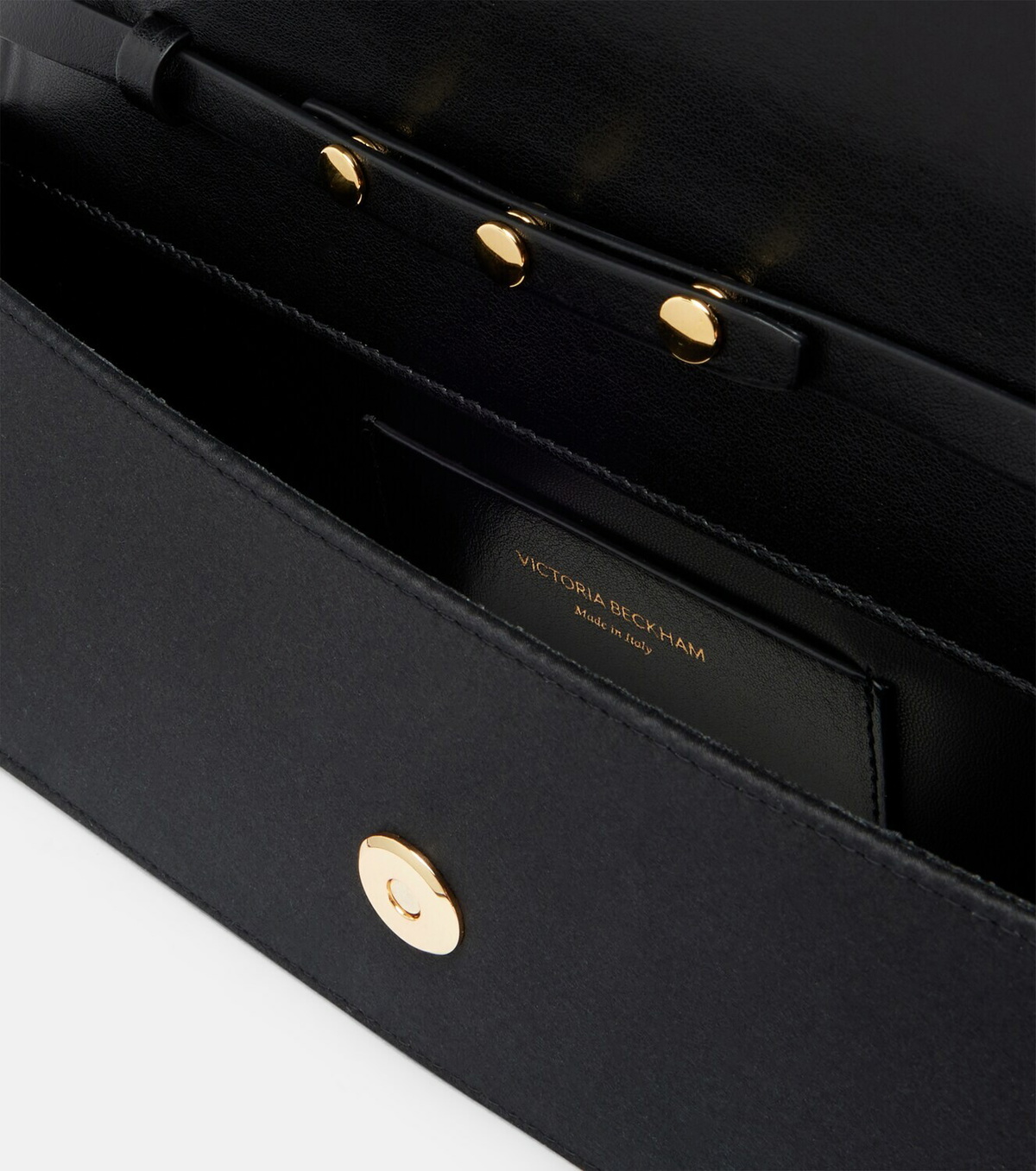 Victoria Beckham Dorian East-West satin clutch