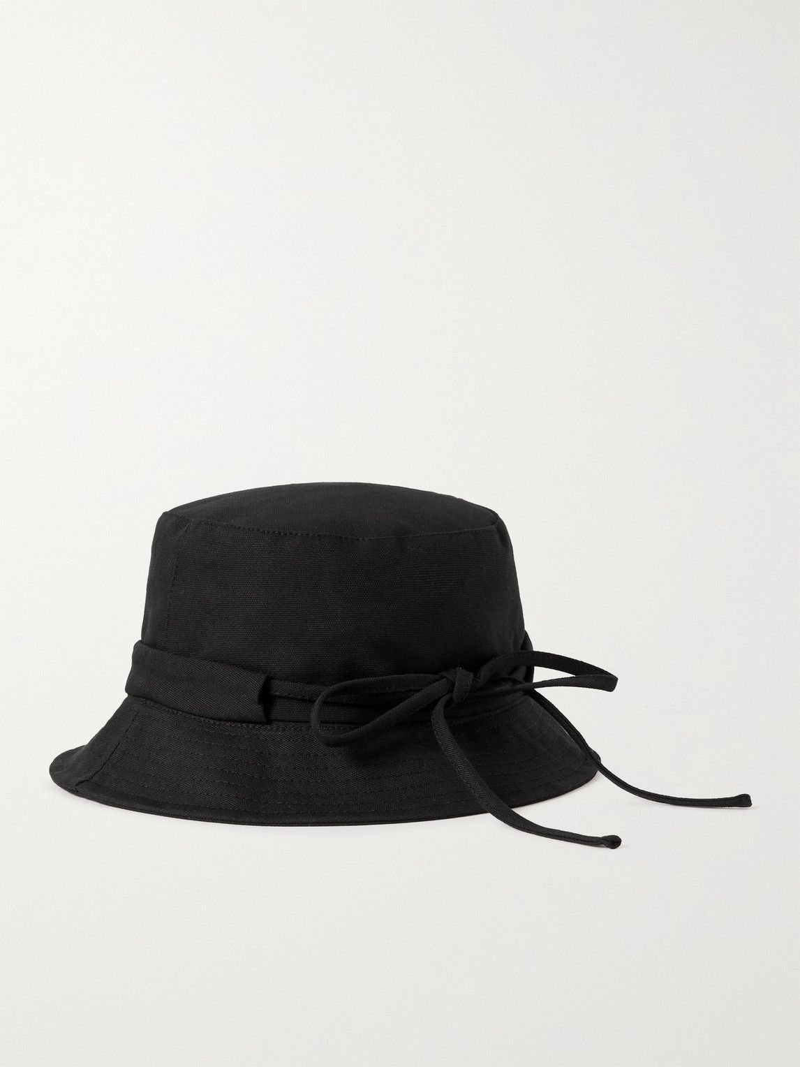 Le Bob Gadjo logo canvas bucket hat Jacquemus - Le Bob Gadjo Logo-Embellished Cotton-Canvas  main image 3