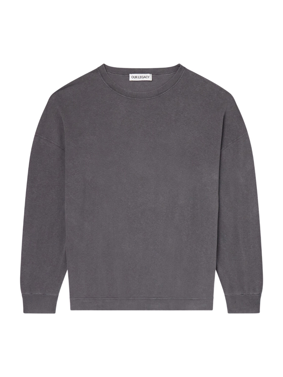 Our Legacy Black Inverted Sweatshirt Our Legacy