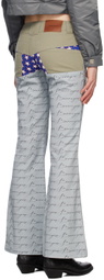 BARRAGÁN Khaki Script Trousers