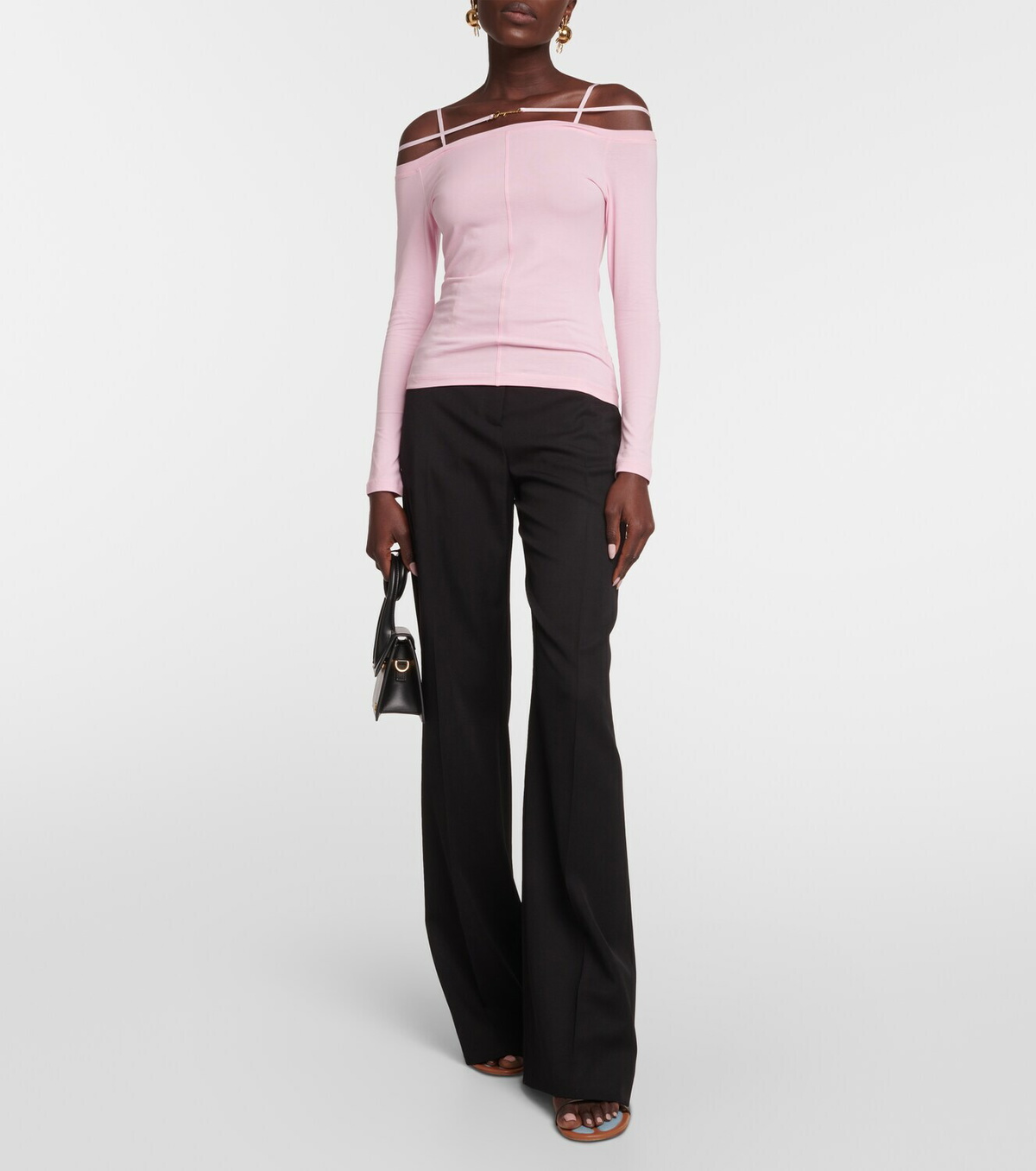 Jacquemus Le T-shirt Sierra cotton-blend top Jacquemus