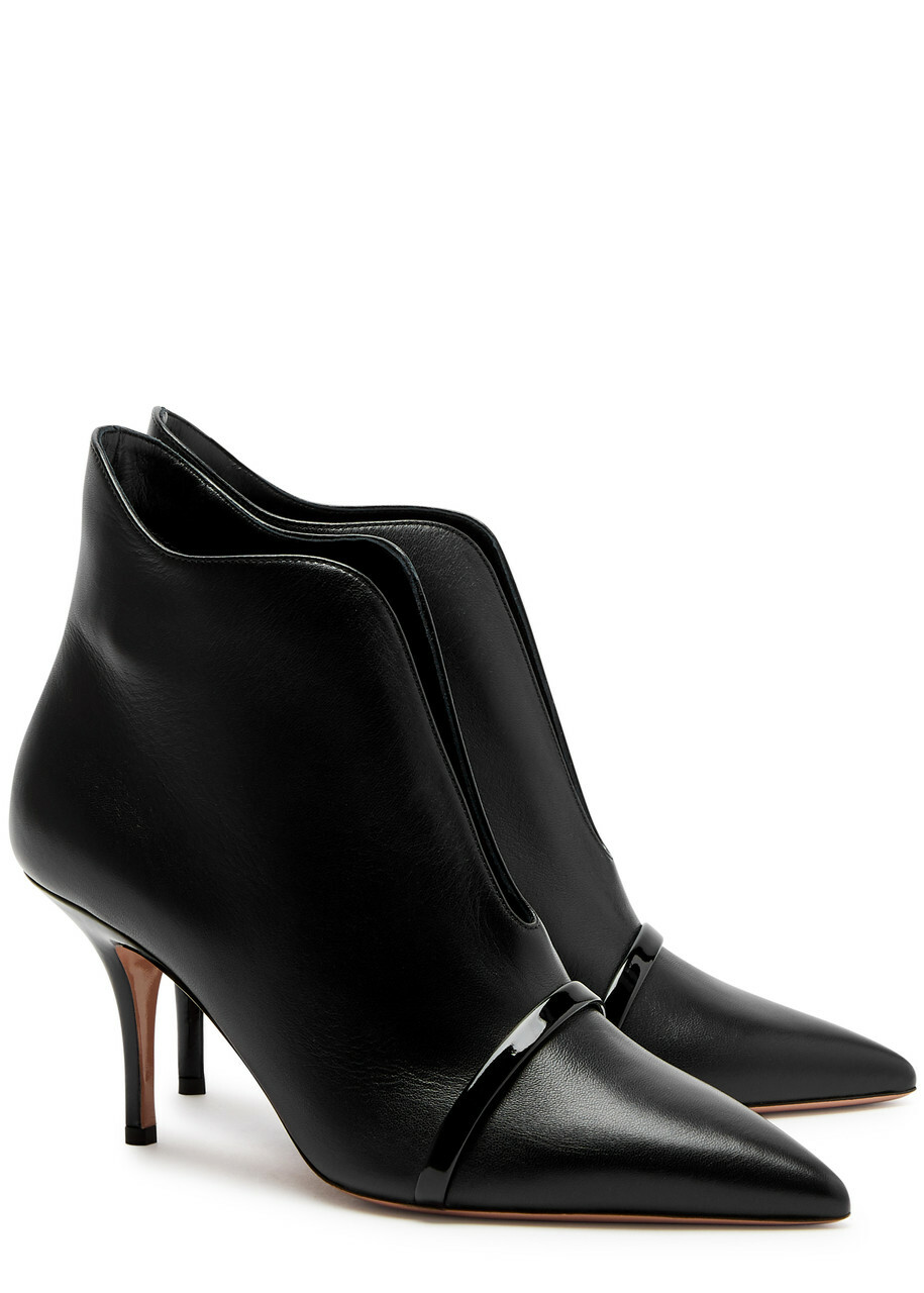Malone Souliers Cora 70 Leather Ankle Boots Black