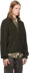 Sunflower Green Zip Sweater