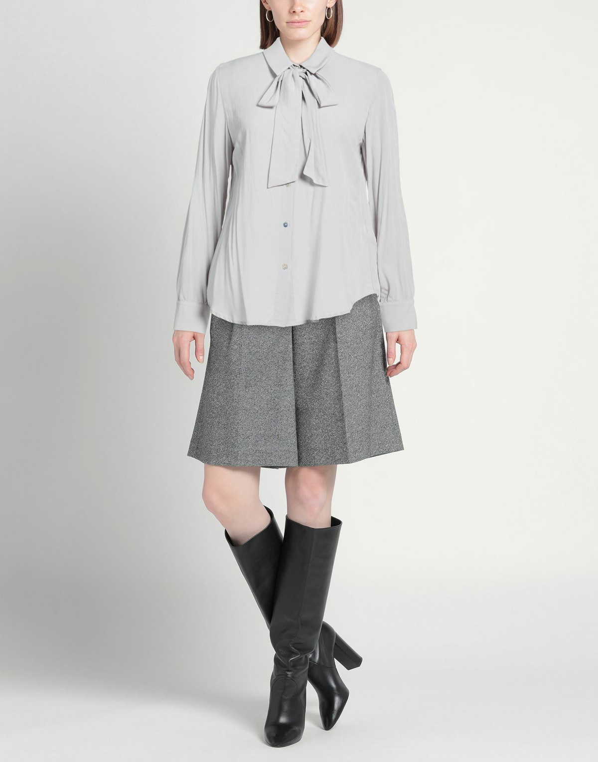 Alessia Santi Womens Shirt in Light grey