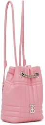 Burberry Pink Mini Quilted Lola Backpack