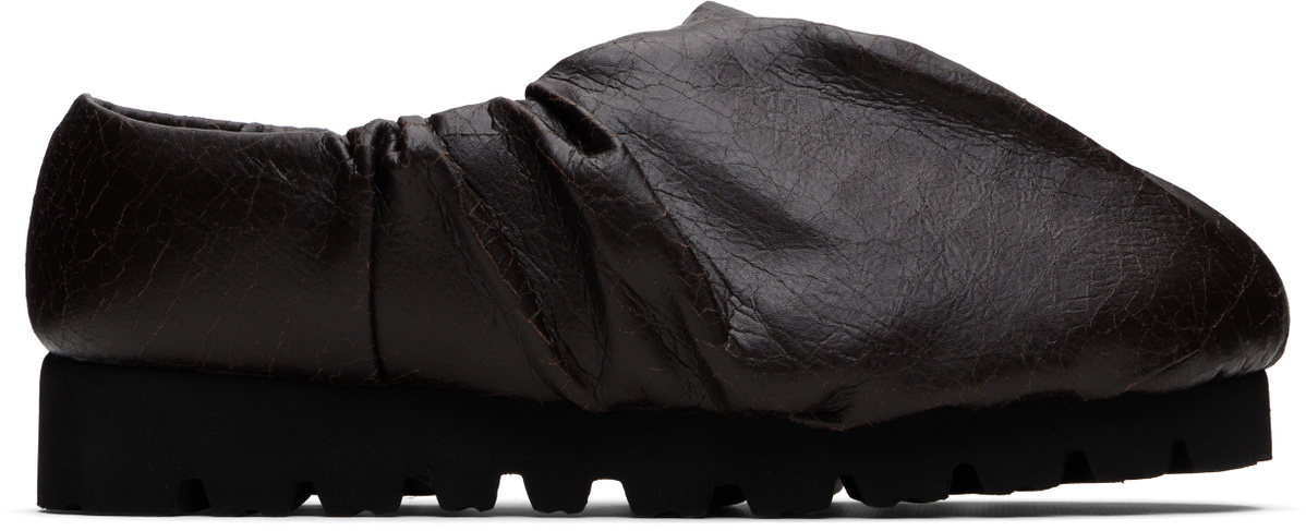 YUME YUME Brown Camp Low Loafers