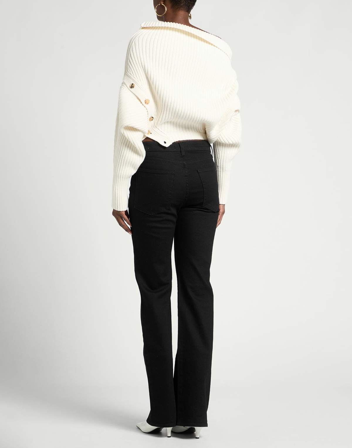 A. w.a. k.e. Mode Womens Sweater Ivory
