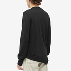 Comme des Garçons SHIRT Men's x Lacoste Asymmetric Crew Knit in Black