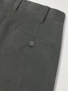 Giuliva Heritage - Umberto Straight-Leg Pleated Brushed Cotton-Twill Trousers - Unknown