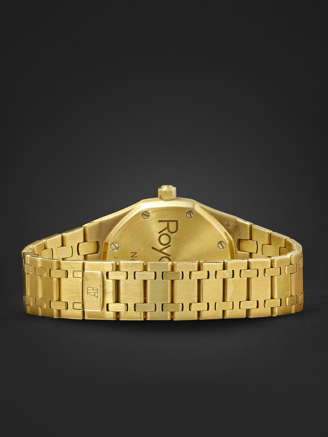 Stephanie Windsor - Audemars Piguet Vintage 1997 Royal Oak Automatic Dual Time 18-Karat Yellow Gold Watch, Ref. 25730BA (7.25'' wrist)