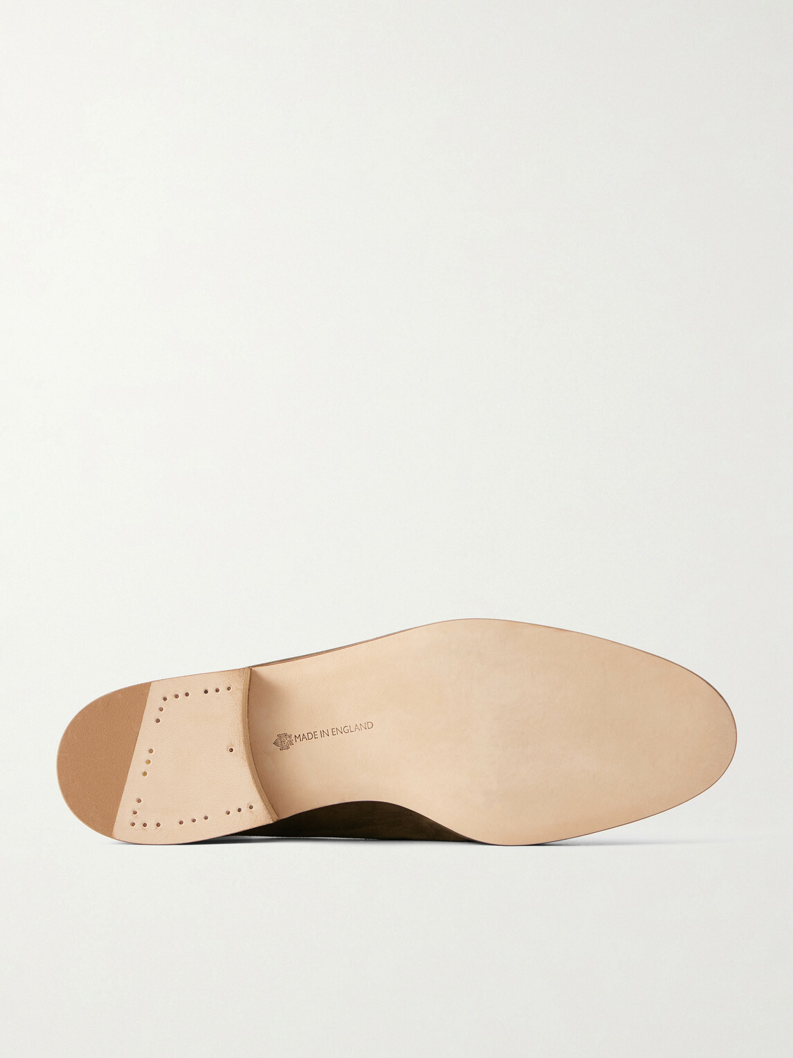 Edward Green - Polperro Leather-Trimmed Suede Penny Loafers - Green