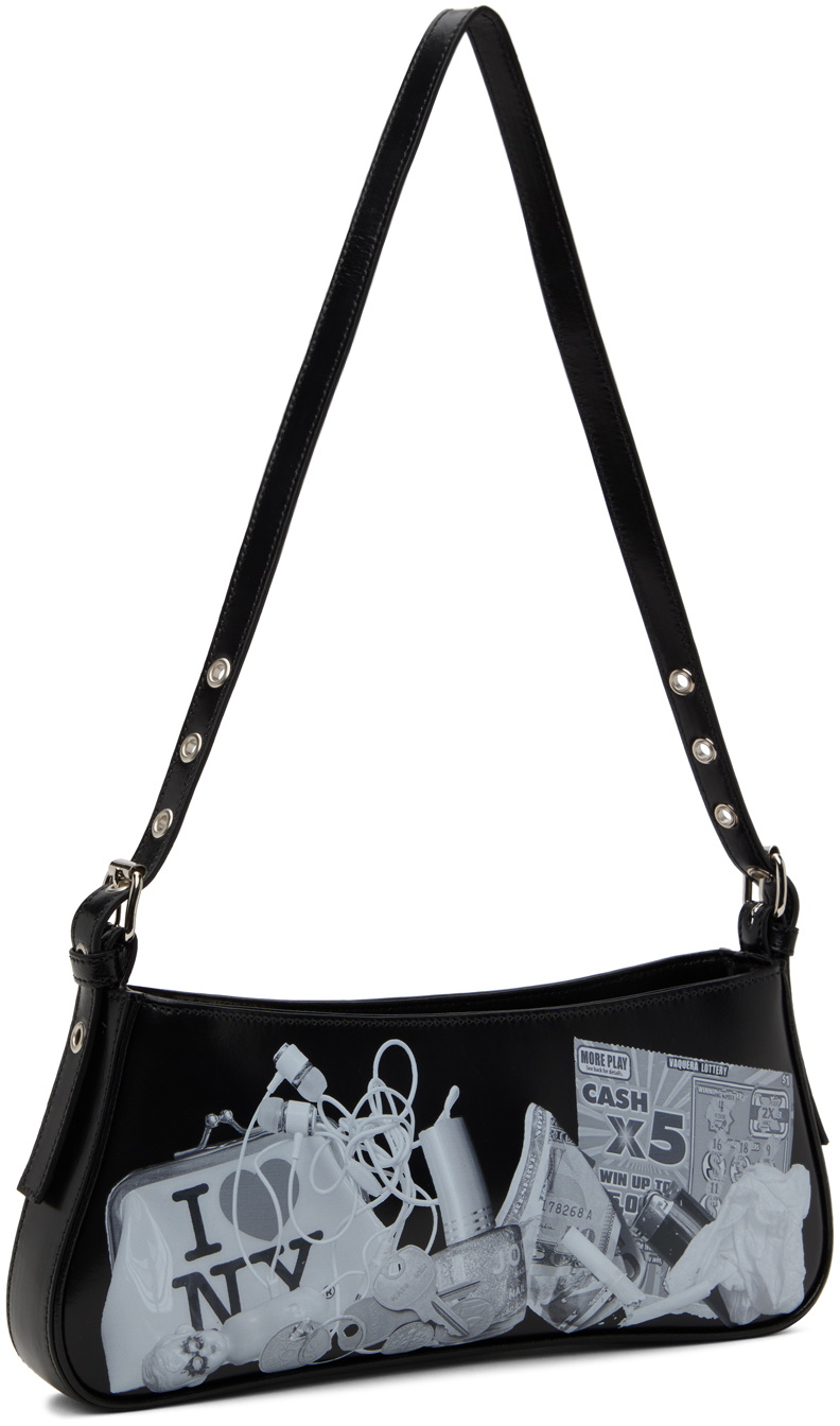 バッグ vaquera Trompe-L'Oeil VAQUERA Black Trompe-L'Oeil Bag Vaquera