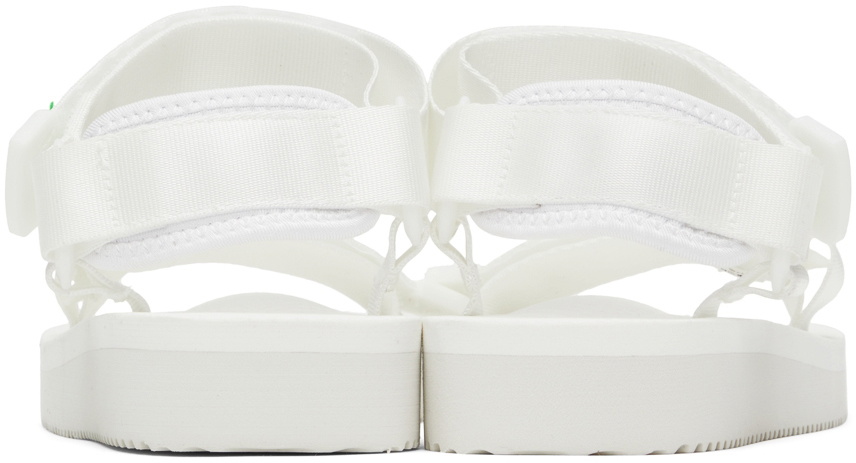 SUICOKE White DEPA-Cab Sandals