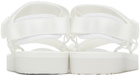 SUICOKE White DEPA-Cab Sandals