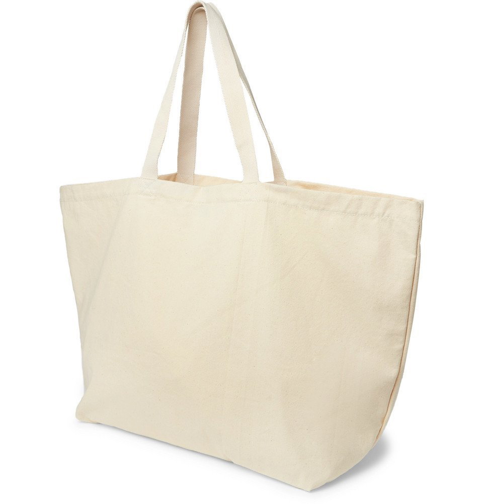 Zegna cotton-canvas tote bag - Neutrals
