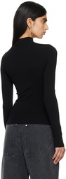 Dion Lee Black Double Underwire Sweater