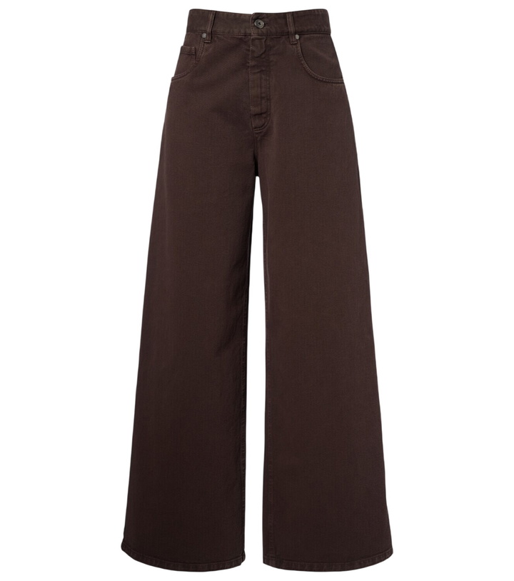 Photo: Brunello Cucinelli Monili wide-leg jeans