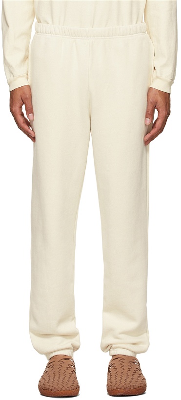 Photo: Les Tien Off-White Heavyweight Classic Lounge Pants