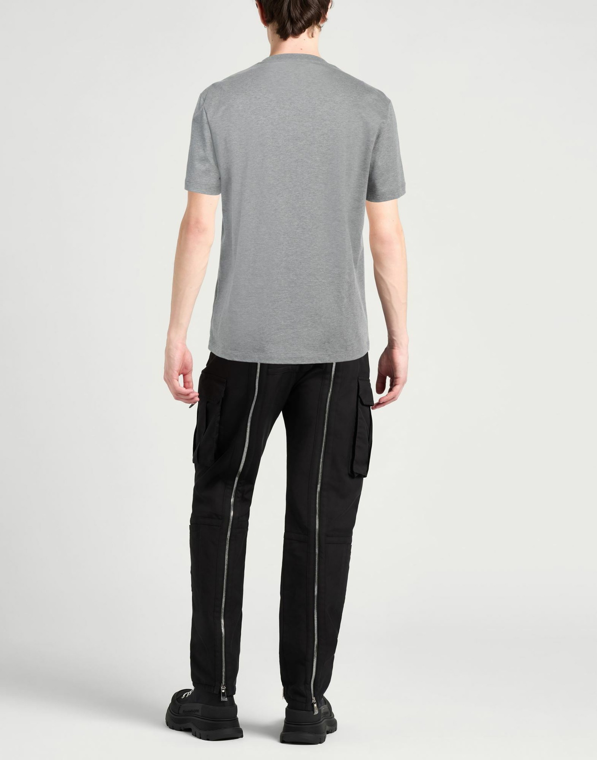 Versace Mens T-shirt in Grey