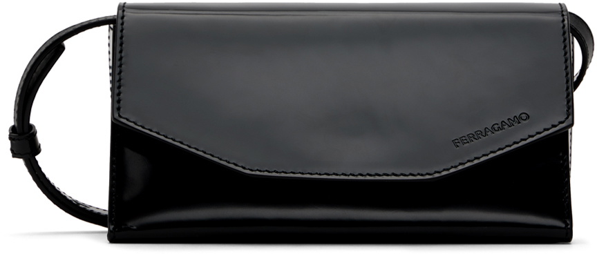 Ferragamo Prism Leather Top Handle Bag