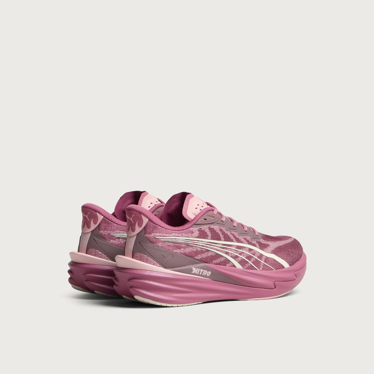 Puma Men's Deviate Nitro 4 Sneaker in Dusty Orchid/Rosy Outlook