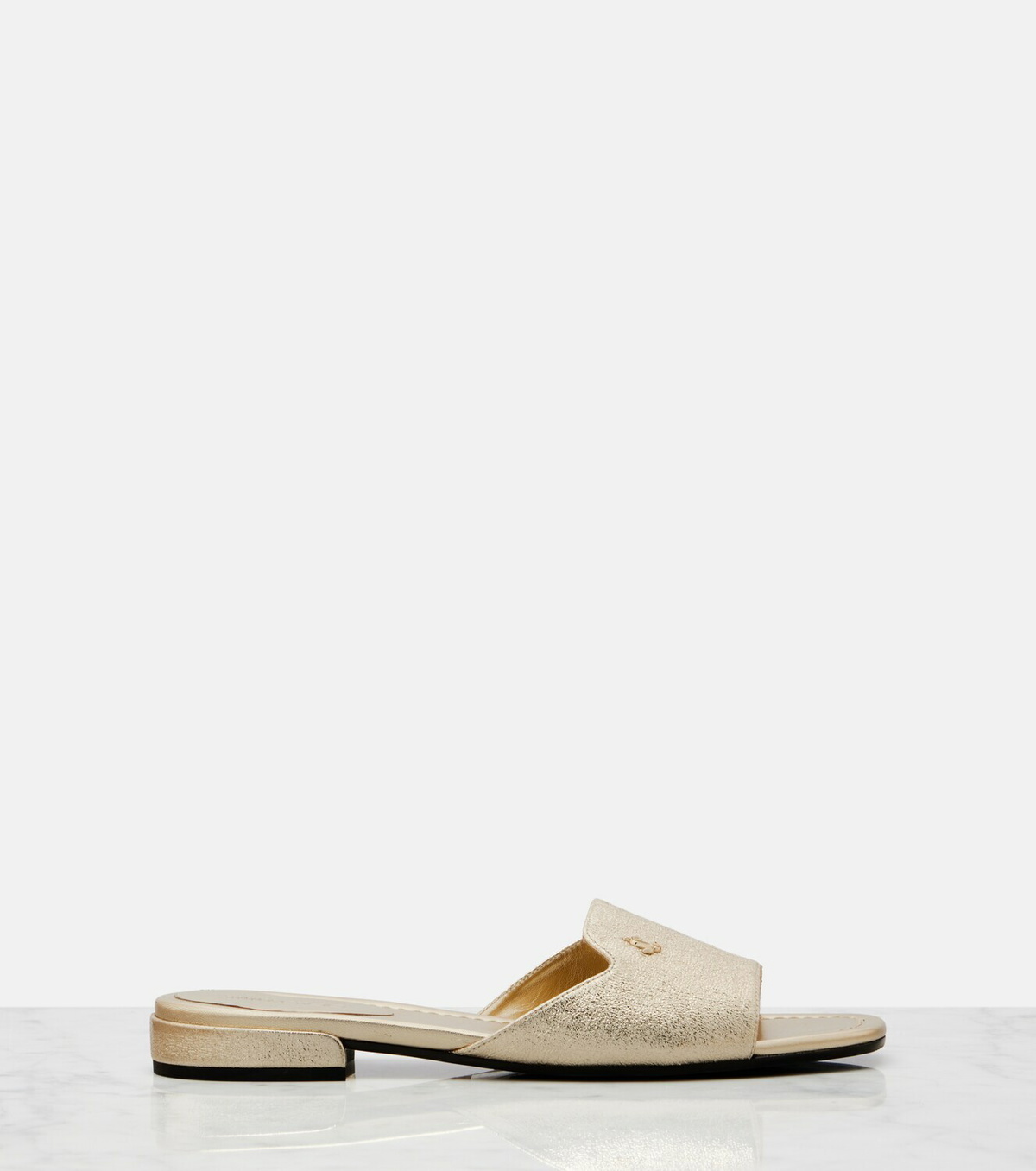 Jimmy Choo Dina leather slides