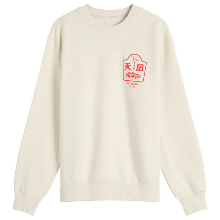 Photo: Edwin Men's Tonkatsu Sweatshirt in Whisper White