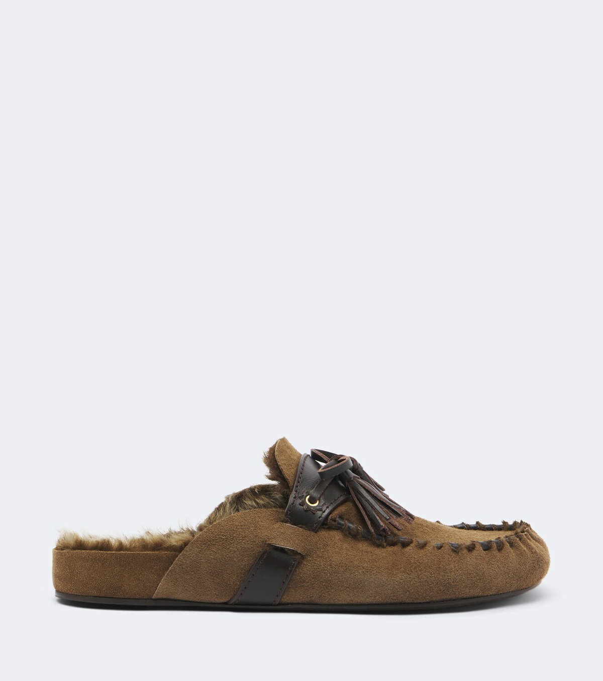 Isabel Marant Malvin shearling-lined suede mules