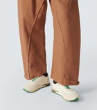 JW Anderson Twisted Seam cotton barrel-leg pants