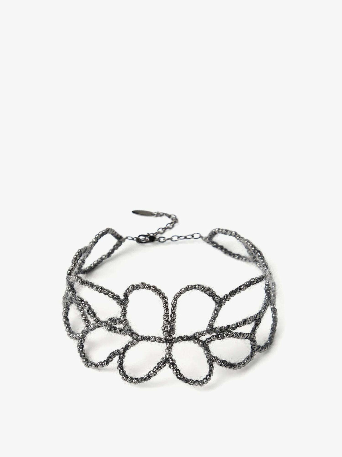 ネックレス・ペンダント BRUNELLO CUCINELLI GREY L NECKLACE Brunello Cucinelli - Grey Monili Beaded Circle Necklace