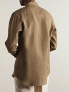 Brioni - Linen Shirt - Brown