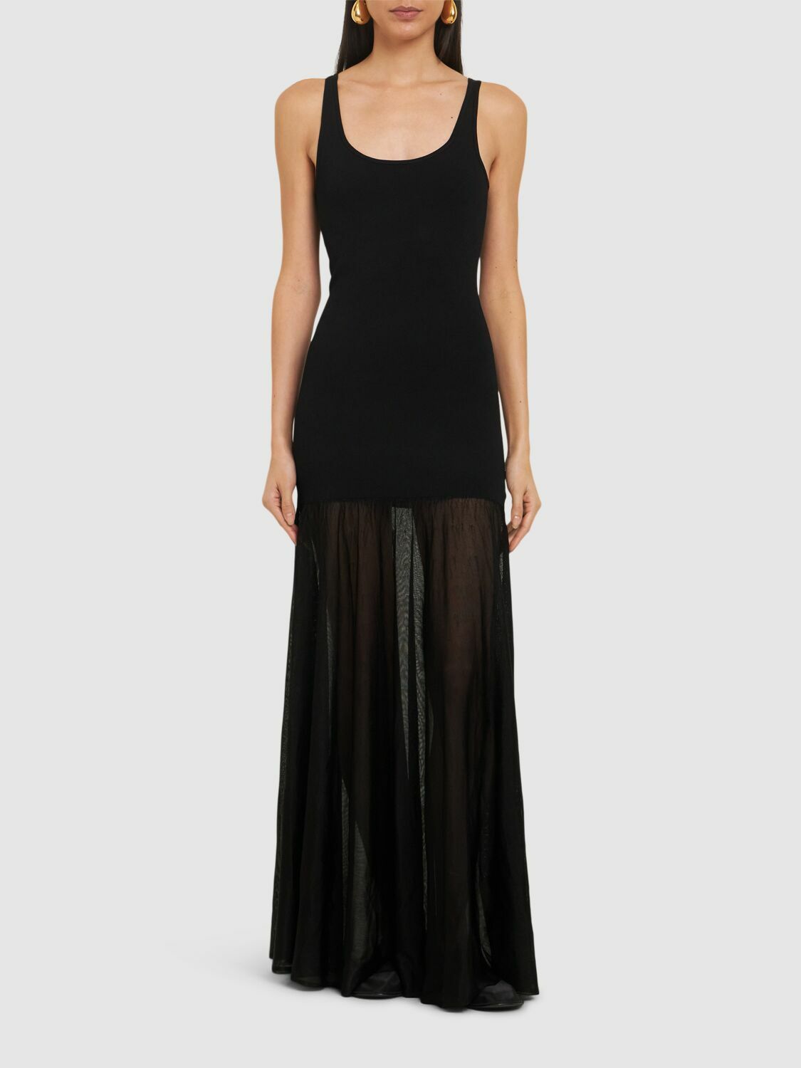 TOTEME Pliss Knit Evening Gown Toteme