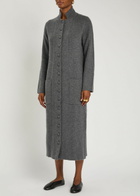 Lisa Yang Rhea Cashmere Cardigan Coat Grey